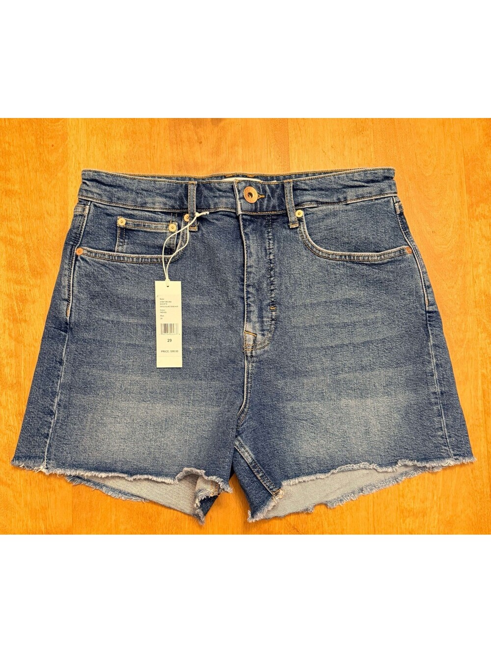 Vineyard Vines Womens Vintage Relaxed Blue Denim Short in Indigo Size 29 NWT NEW